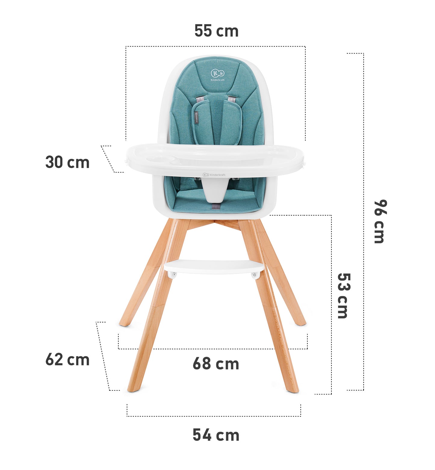 Tixi seggiolone trasformabile 2 in 1