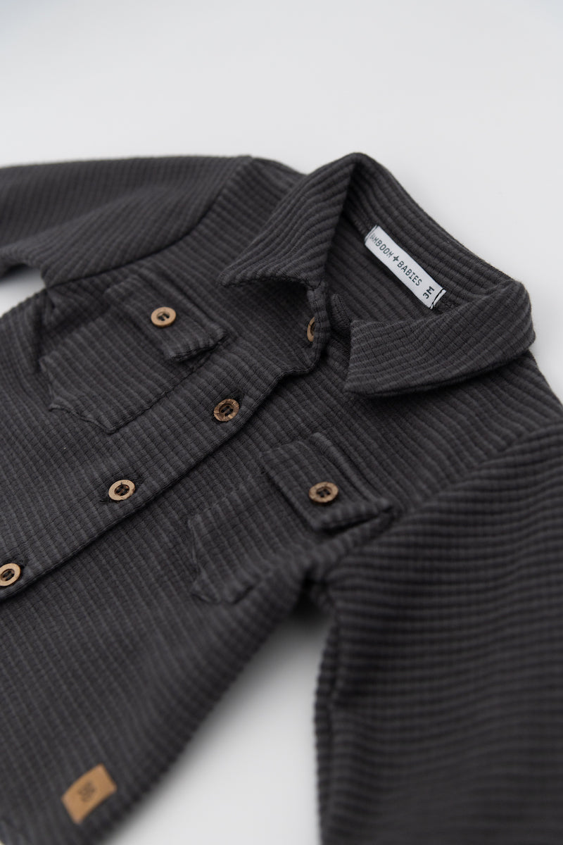 Camicia in Velluto a Costine Bimbo
