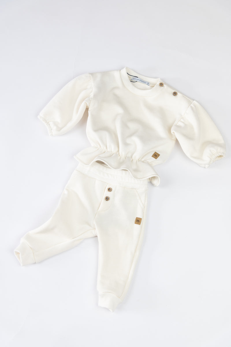 Maglia Tuta con Volant Bimba