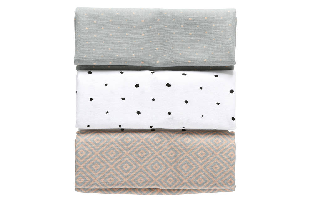 Fasce di flanella 70x80 3PZ.