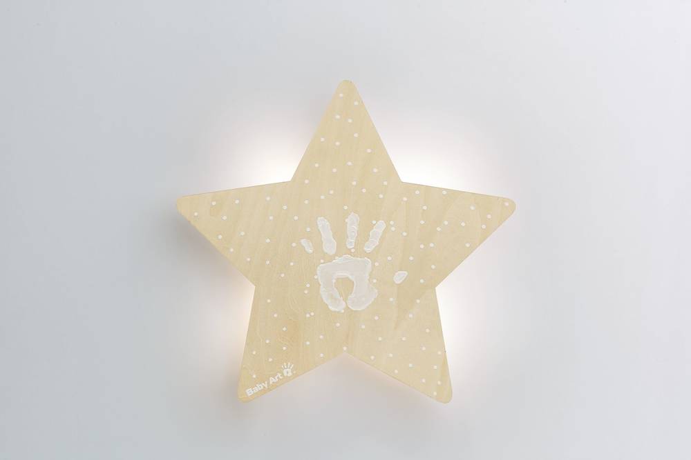 Baby Art Wall Light  Lampada da parete con impronta neonato