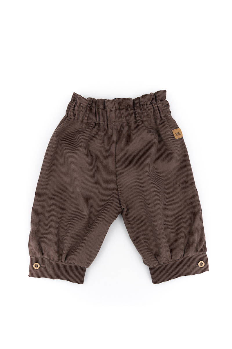 Pantaloncino a Caramella in Velluto a Coste