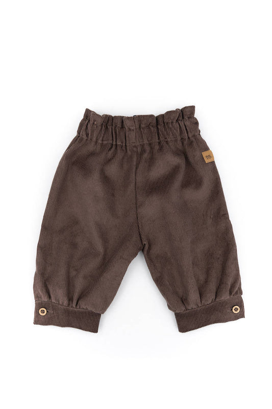 Pantaloncino a Caramella in Velluto a Coste