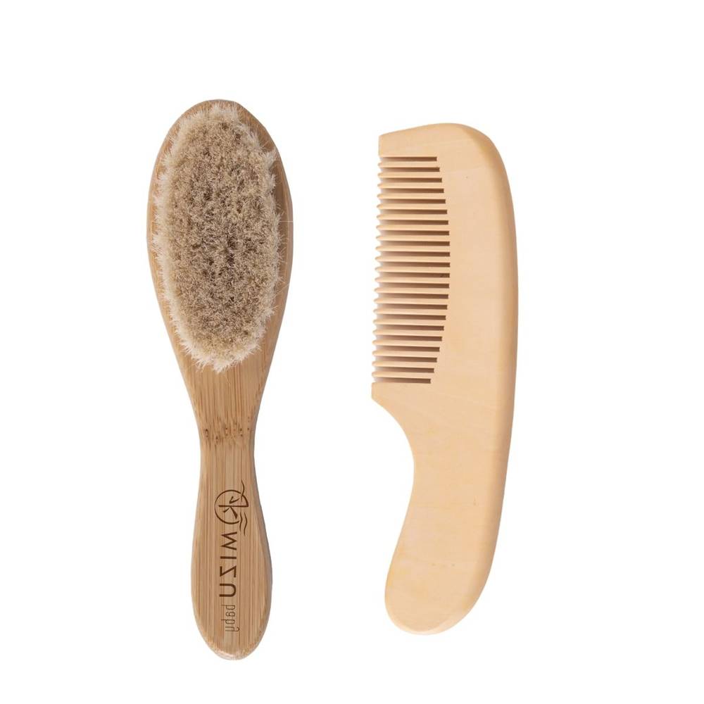 Mami - Set spazzola e pettine in bamboo