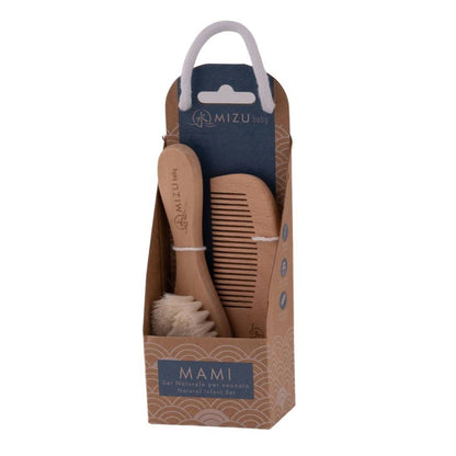 Mami - Set spazzola e pettine in bamboo